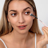 Apply mascara with Dolly mascara fan brush on lower lashes | Anjoize